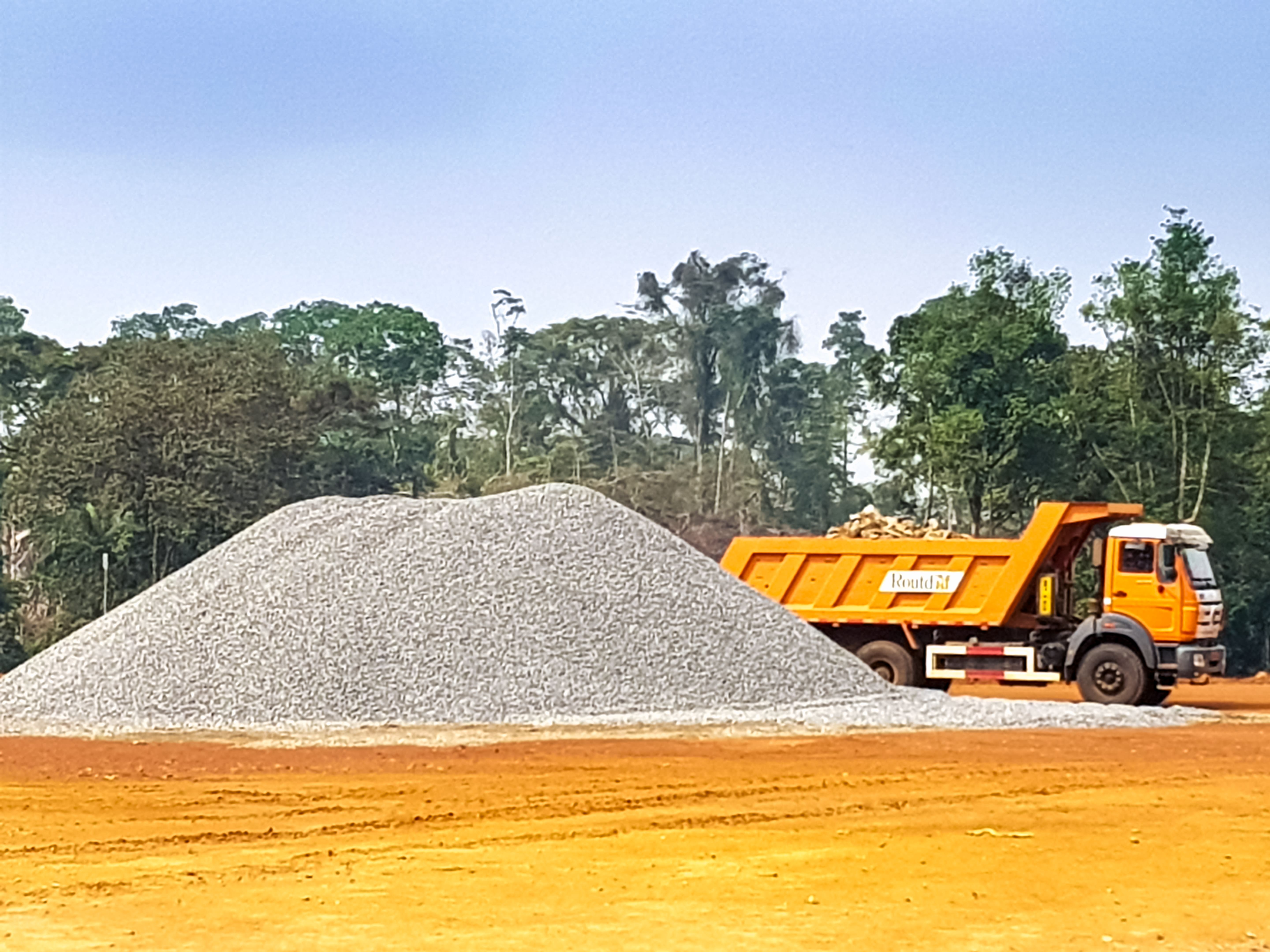 Vente d'agrégats, gravier 5.16