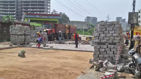 Pose de pavés KOUMASSI